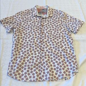 Ted Baker Shapes Button Down Polo